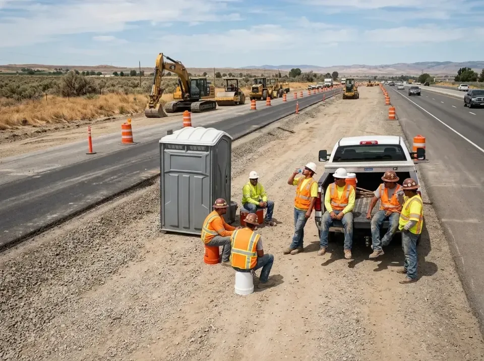 highway-road-construction-crew-007 — frequently asked questions, Porta Potty and Restroom Rentals in Cherokee Village, AR